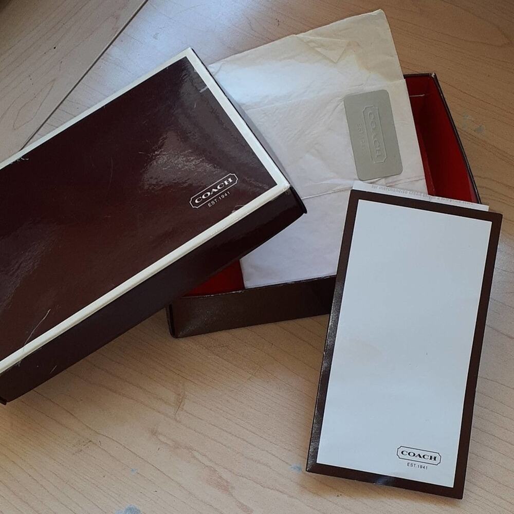 Coach Empty Box Set 6.5" X 4.5" X 1.5" For A Coac… - image 2